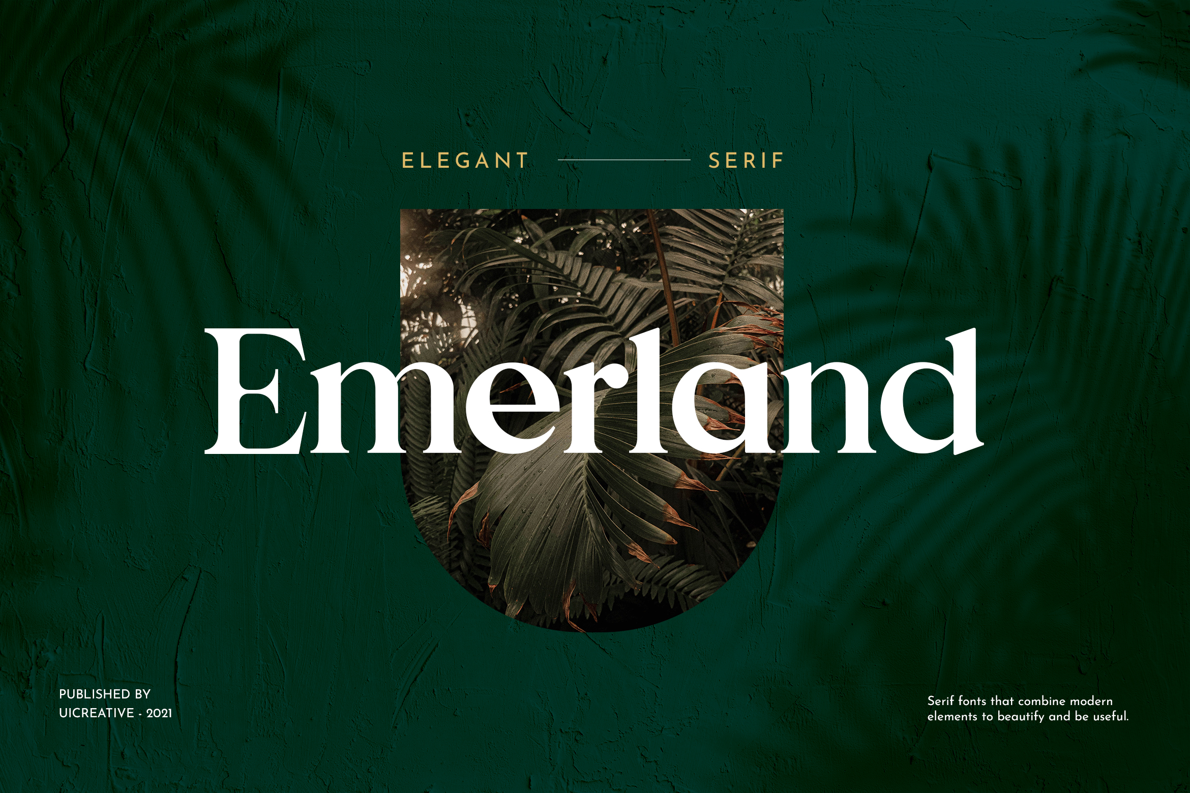 Пример шрифта Emerland Serif #1